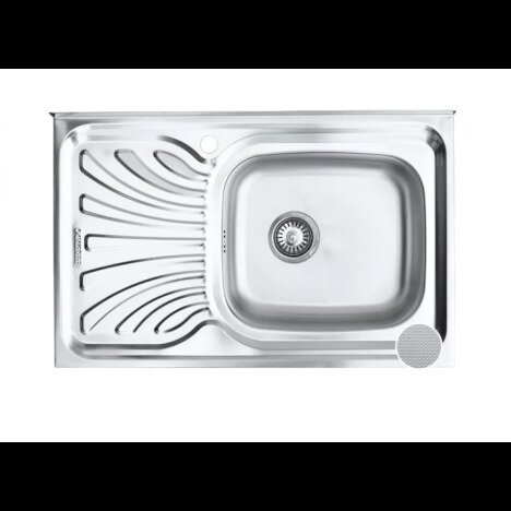 Chiuveta Freddo SN 9001D, pentru masca, cuva dreapta, anticalcar, 80x50cm, Inox