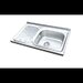 Chiuveta Freddo SN 9001D, pentru masca, cuva dreapta, anticalcar, 80x50cm, Inox